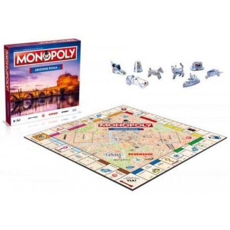 Monopoly edizione città ambientato a ROMA 034173 gioco di società da tavola