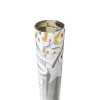 Cannone sparacoriandoli bianchi taglia XL 80 cm NY133 per feste party eventi