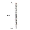 Cannone sparacoriandoli bianchi taglia L 60 cm NY132 per feste party eventi