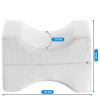 Cuscino per gambe memory foam DOUBLE 'C' 185796 con gel raffreddante ortopedico