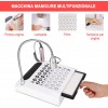 Macchina fresa unghie professionale 4 in 1 art. 101434 con lampada e attrezzi