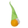 Gnomo Con Cappello 234043 verde e arancio 74 Cm in stoffa con barba pasqua