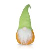 Gnomo Con Cappello 234044 verde e arancio Da 46 Cm in stoffa con barba pasqua