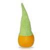 Gnomo Con Cappello 234044 verde e arancio Da 46 Cm in stoffa con barba pasqua