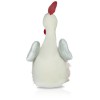 Decorazione peluche Gallina art. 234051 altezza 62 cm in stoffa pasqua decoro