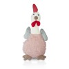 Decorazione peluche Gallina art. 234051 altezza 62 cm in stoffa pasqua decoro