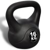 Kettlebell Fitness Da 16kg In Pvc Con Sabbia E Maniglia Anti Sfregamento