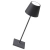 Lampada tavolo a led ricaricabile USB con accensione a contatto luce calda H38cm