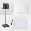 Lampada tavolo a led ricaricabile USB con accensione a contatto luce calda H38cm