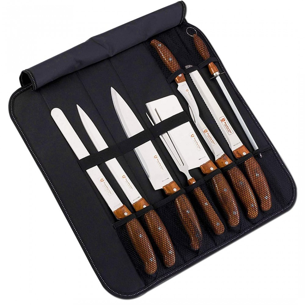 Pradel Excellence Set Tagliere + 2 Coltelli E Pelapatate - Acciaio Inox E Ceramica - Verde - 25,5x17,5 Cm