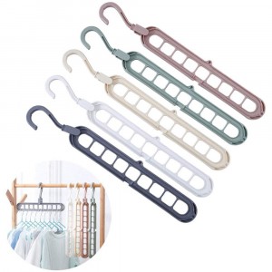 Set 2 Grucce organizzatore appendiabiti salvaspazio Magic Clothes Hanger Storage