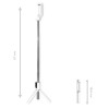 Asta Selfie stick P50 mini wireless treppiede 508257 espandibile con telecomando