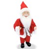 Babbo Natale Vestito Rosso art. 144192 Addobbo Natalizio 40H cm con Minilucciole