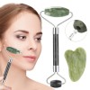 Massaggiatore rullo di giada per viso e corpo 210689 in pietra naturale Gua Sha