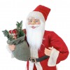 Babbo Natale Rosso e Crema 144202 Addobbo Natalizio 90H cm con Musica e Luci