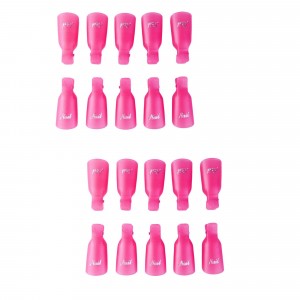 Kit 20 pz Clip Rimuovi Gel e Semipermanente 3422 per Unghie Nail Art