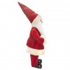 Babbo Natale Vestito Rosso e Crema 144190 Addobbo Natalizio 40H con Minilucciole