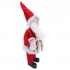 Babbo Natale Abito Rosso e Grigio 144191 Addobbo Natalizio 40H con Minilucciole
