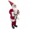 Babbo Natale Abito Rosso e Crema 144198 Addobbo Natalizio 50H con Minilucciole