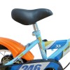 Bicicletta Magic per bambini B063 taglia 12 cestino rotelle età 3-5 anni BLU