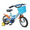 Bicicletta Magic per bambini B065 taglia 16 cestino rotelle età 5-7 anni BLU