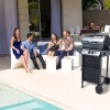 Barbecue a gas in pietra lavica SG fornello e griglia cromata 2,9 Kw G2083G