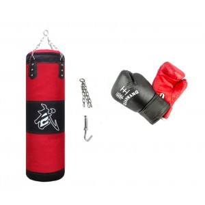 Kit all in one da Boxe 10749 con sacco guantoni e gancio per allenamenti