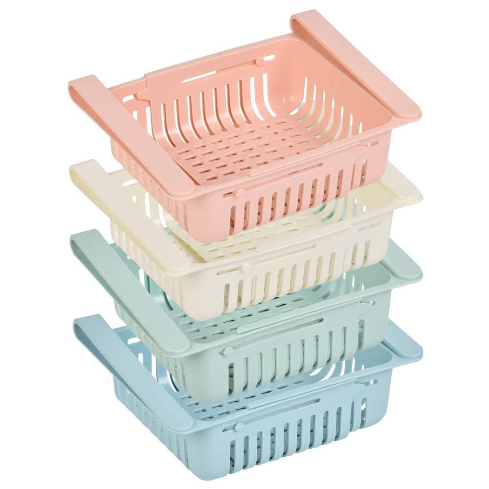 Cassetto Organizer Per Frigorifero In PET Trasparente – Impilabile, Salvaspazio E Alimentare