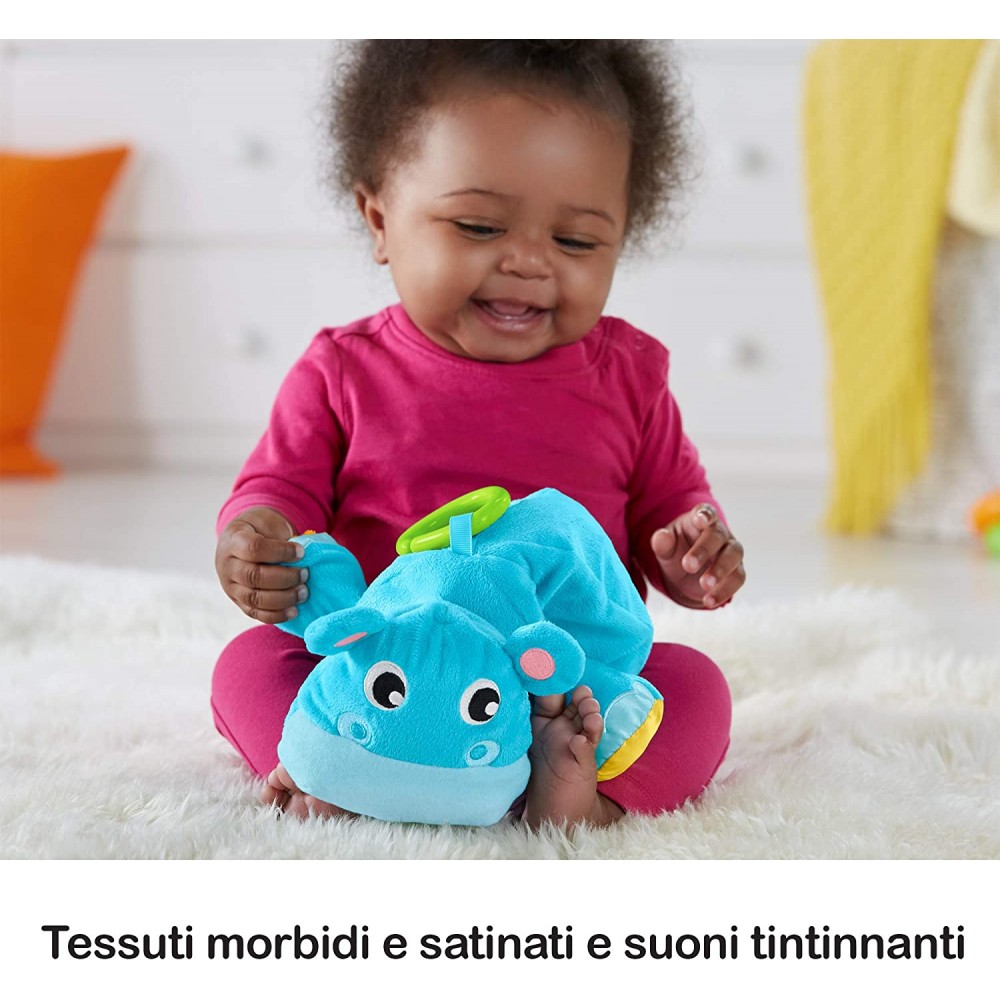 Fisher-Price Ippo Palla Soffice Peluche con Tessuti Morbidi e Suoni
