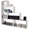 Libreria 262086 KLUM con 9 Ripiani in Melamina Scaffale Geometrico 145X29xH145cm