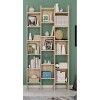 Libreria Italian 264820 Scaffale in Legno MDF con 3 Colonne a Cubi 96x25x192 cm