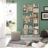 Libreria Italian 264820 Scaffale in Legno MDF con 3 Colonne a Cubi 96x25x192 cm