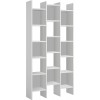 Libreria Italian 264820 Scaffale in Legno MDF con 3 Colonne a Cubi 96x25x192 cm