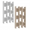 Libreria Italian 264820 Scaffale in Legno MDF con 3 Colonne a Cubi 96x25x192 cm