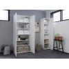 Armadietto 3 Ante e 4 Ripiani portascope 240824 Mobile Multiuso MDF 109x37x180cm