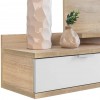 Mobile da Ingresso Dahlia con Cassetto e Specchio in Stile Moderno 116x81x29 cm