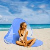 Stuoia da spiaggia 273747 in tessuto impermeabile con parasole struttura pop up
