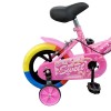 Bicicletta Magic per bambini B057 taglia 12 con rotelle età 3-4 anni Rosa