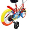 Bicicletta Magic per bambini B056 taglia 12 con Rotelle età 3-4 anni Rossa