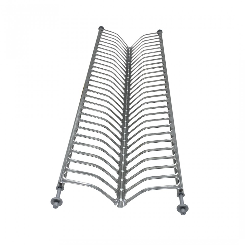 Scolapiatti A Incasso Grigio Metallo - Per Pensili 80 Cm - Foto 3