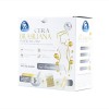 Kit completo cera brasiliana in perline oro art. 59503 con pentolino in metallo