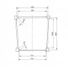 Kit 2 pz Ricambio Seduta 427 in Paglia Naturale Fondo per Sedia Silvana 35x39 cm