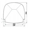 Kit 2 pz Ricambio Seduta C2000 in Paglia Naturale Fondo Sedia Marocca 35x41 cm