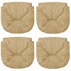Kit 4 pz Ricambio Seduta C2000 in Paglia Naturale Fondo Sedia Marocca 35x41 cm