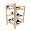 Espositore portabottiglie vino da 9 posti art. 440742 cantinetta in legno chiaro