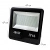 Faro Luce Led 112850 da Esterno 400W Impermeabile IP66 6000K Luce Fredda