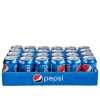 Confezione da 24 lattine di Pepsi da 330cl bevanda analcolica al gusto cola