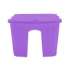Fioriera da balcone rettangolare art. 120347 plastica polipropilene 37x28x20cm