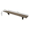 Mensola Portaoggetti 416792 in Legno Colore Noce 20x75cm Rettangolare da Parete