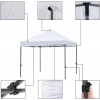 Gazebo a Fisarmonica Richiudibile Multiuso 3x3 mt  EasyFlex da Giardino BIANCO